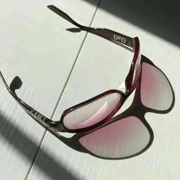 Vintage Y2K Women Faux Copy D&G Wrap Around Sunglasses - Picture 3 of 7